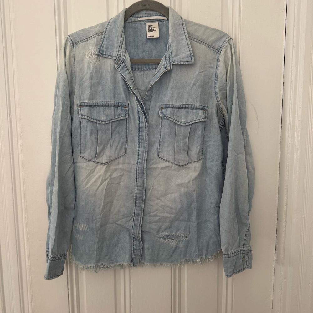H&M Chambray button down size 10